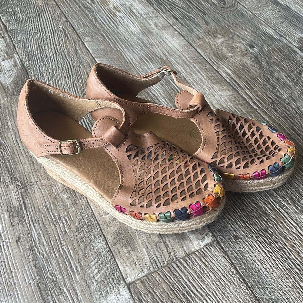Mexican platform Huaraches, Size 26 - Picture 3 of 15
